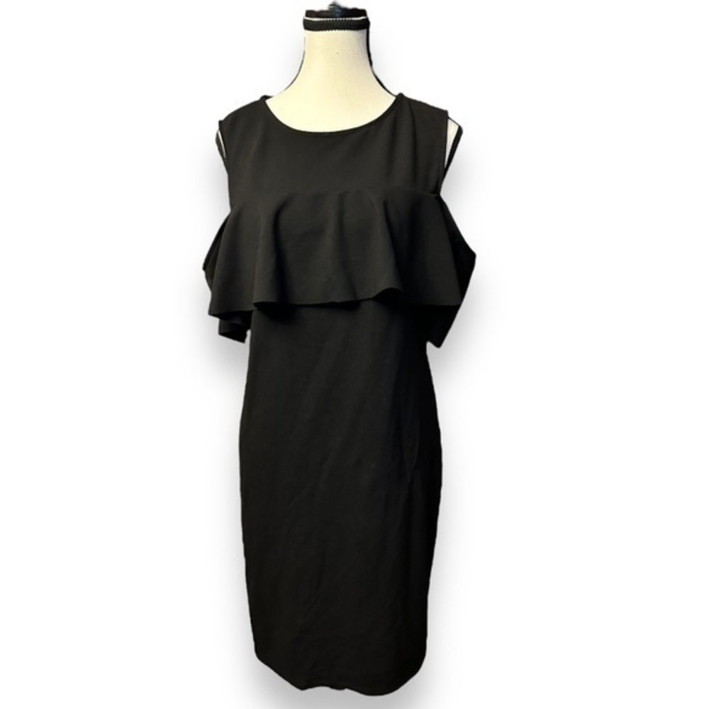Women’s Black Open Shoulder Guilty Dress XL